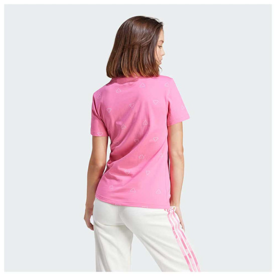 Adidas Γυναικεία κοντομάνικη μπλούζα Essentials Monogram Graphic Tee Adidas Γυναικεία κοντομάνικη μπλούζα Essentials Monogram Graphic Tee